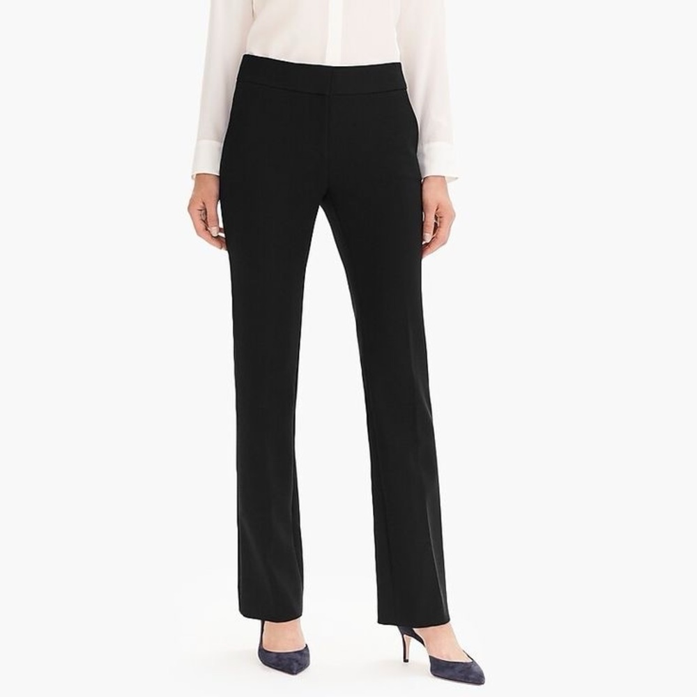 J. Crew Black Straight Leg Dress Pants with Classic Style